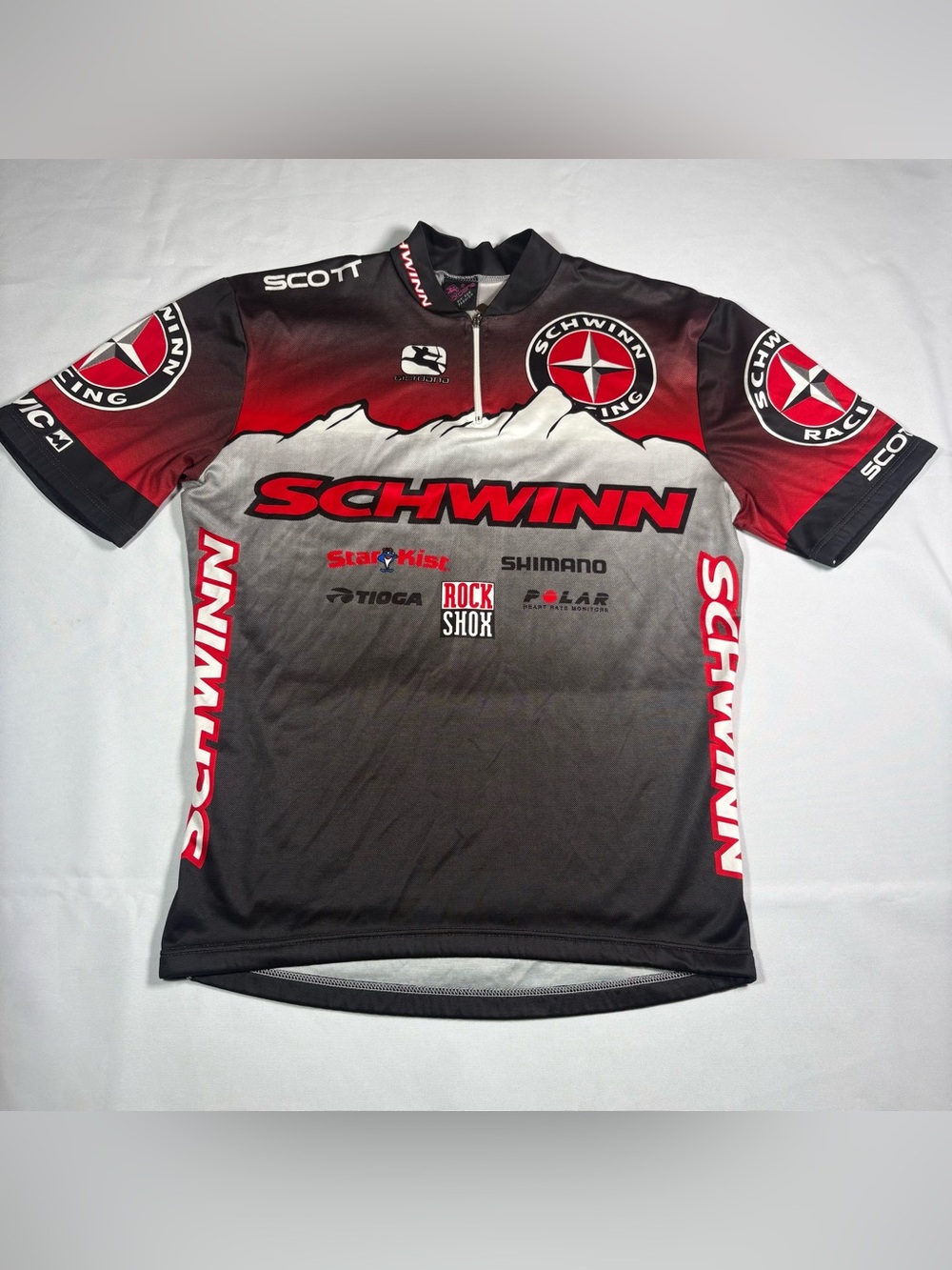 Giordana Schwinn Racing Cycling Jersey Small Made In Italy Y2K MTB